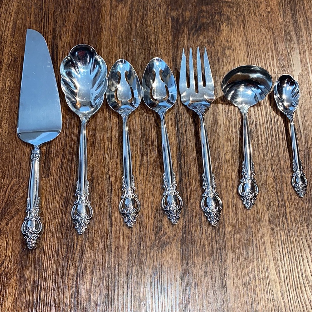 Vintage 7pc Lyon Stainless International Silver